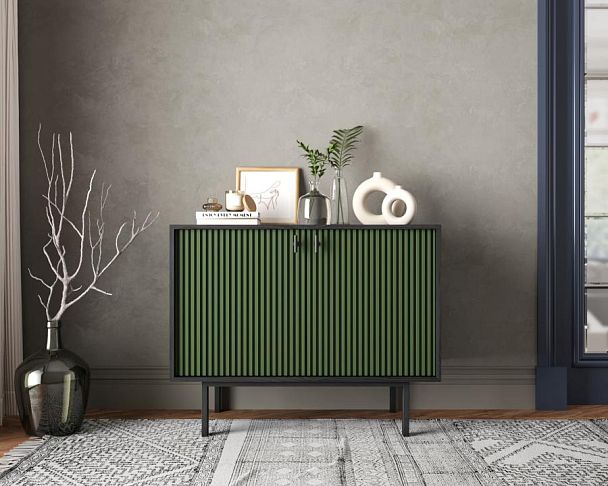 Комод с двумя дверками Emerson арт EM02/green/L - Вид 4