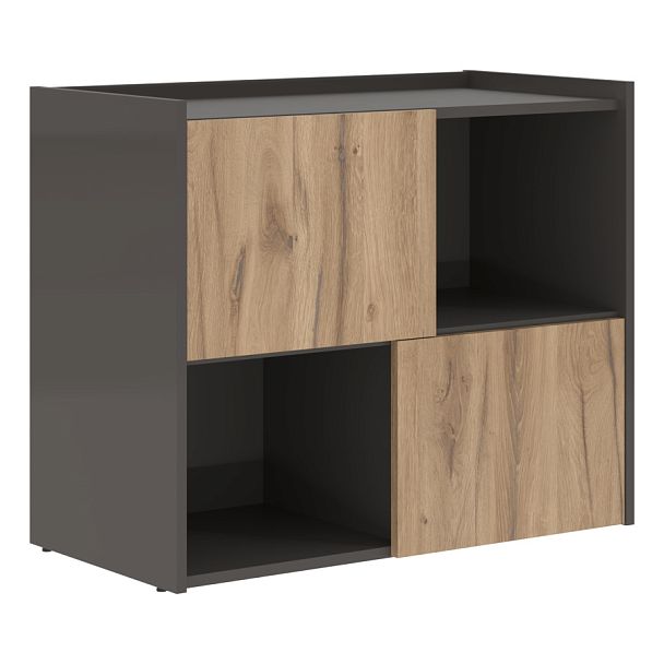 Тумба сервисная ELC 9045 Дуб Денвер светлый/Мокко 904х450х750 EDIS - Вид 1