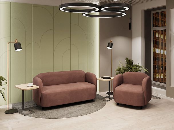 Mons Кресло MNS-01 Velvet Lux 12/Металл Черный 800*700*740 - Вид 4