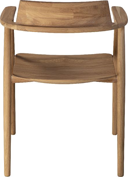 Кресло деревянное из массива дуба Сэн Дуб натуральный - Вид 6