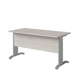 Стол письменный на металлоопорах New Line 150x72x75 дуб шамони светлый - Фото предпросмотра