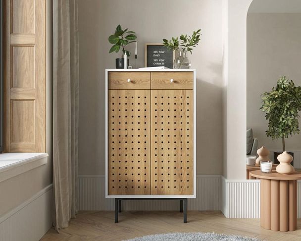 Комод высокий с дверками и ящиками KOTO арт KT19 - Вид 5