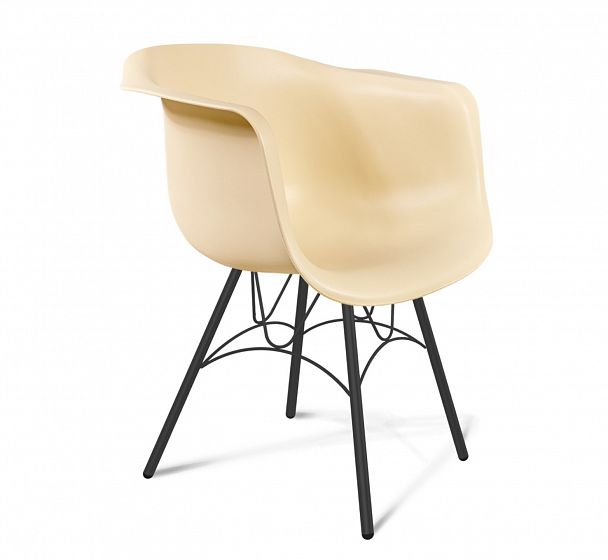 Стул Sheffilton SHT-ST31/S100 бежевый бежевый/черный муар - Вид 2