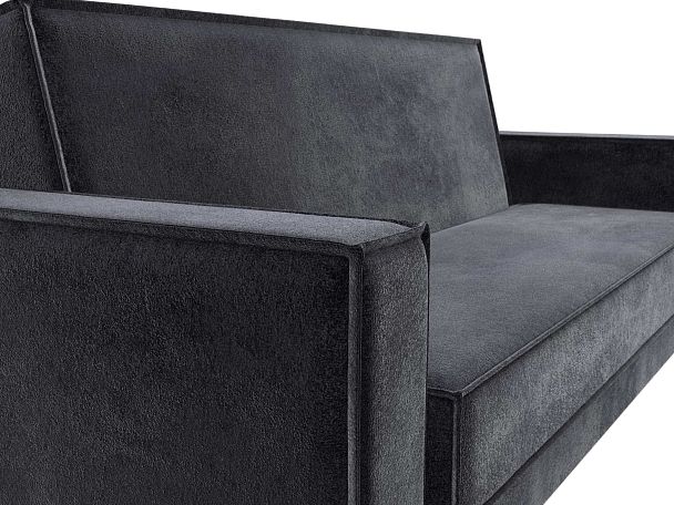 Диван-книжка Куба Велюр серый - Вид 4