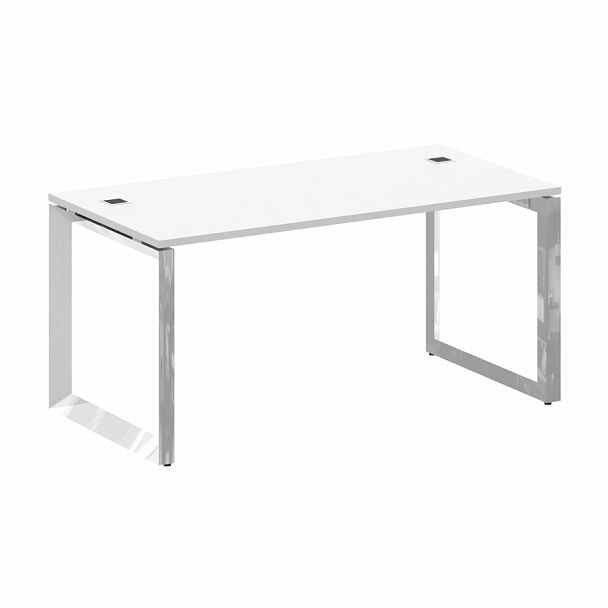 Стол рабочий руководителя на П-образном м/к "ONIX DIRECT LUX" M-O.MP-SRR-4.8 белый - Вид 1