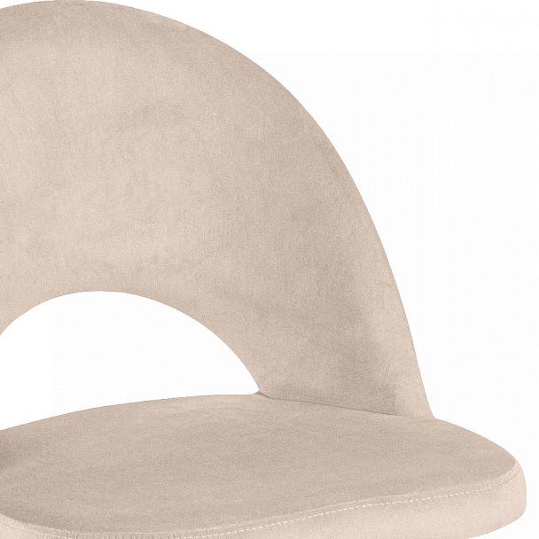 Комплект кухонных стульев Рэди кремовый велюр/белый, 2 шт. - Вид 8