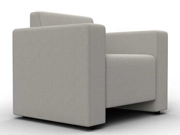 Кресло Лига-093 Рогожка бежевый - Вид 3