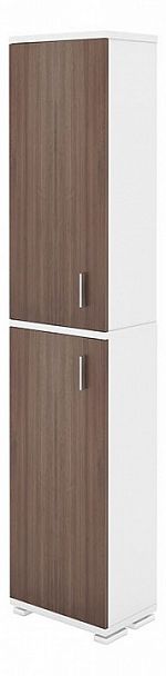 Шкаф книжный Домино ПУ-20-3 Белый/Шамони - Вид 1