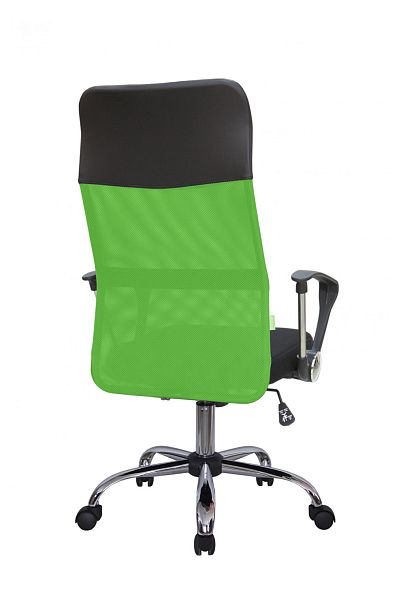 Кресло Smart RCH 8074 Чёрная ткань/Зелёная сетка - Вид 5