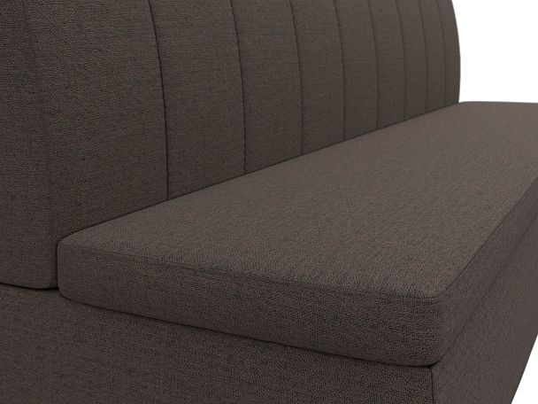 Диван кухонный прямой Кантри Рогожка коричневый - Вид 4