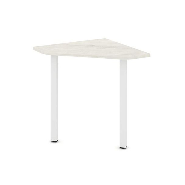 Стайл Проджект Угловой элемент стола SN-5.USP-001 Дуб Наварра/Металл Белый 600*600*750 - Вид 1