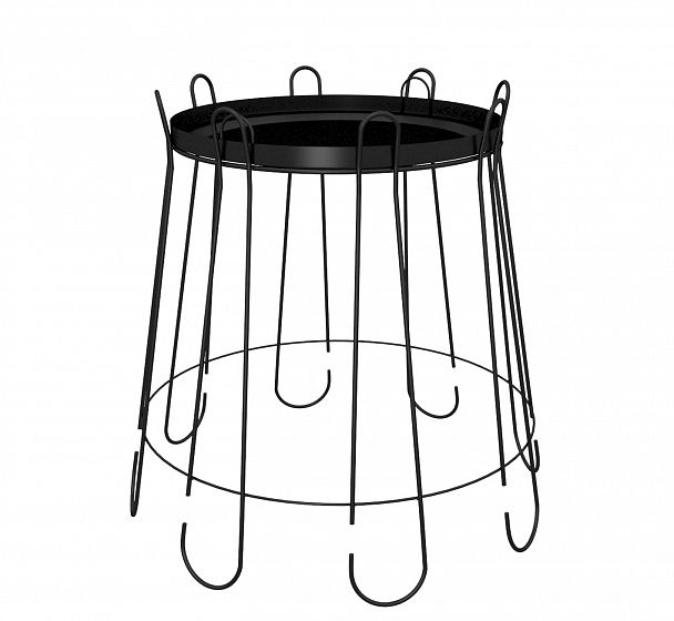 Столик кофейный Sheffilton SHT-CT6 черный муар - Вид 2