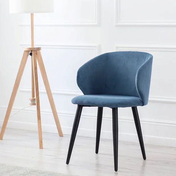 Стул Марк, голубой велюр - Вид 9