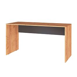 Модульная программа Квартет-13 Стол письменный 1450 дуб крафт золотой/графит серый - Фото предпросмотра