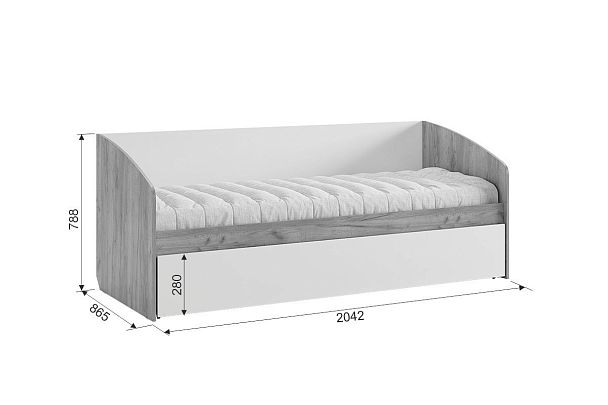 Детский гарнитур Форсаж К2 К2Форсаж.2725 дуб крафт золотой/белый - Вид 8