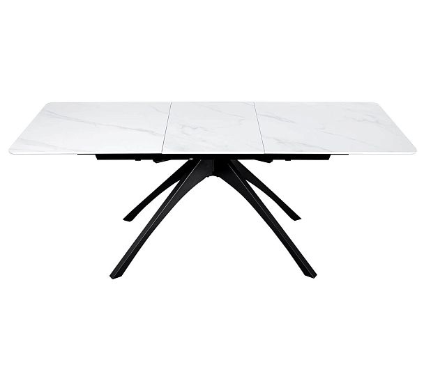 Стол раскладной Sheffilton SHT-T76 белый мрамор/черный - Вид 3