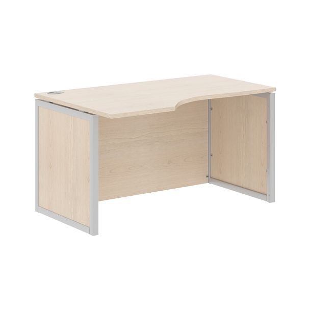 Стол эргономичный XQPCET 149H(L) Бук Тиара/Алюминий 1400х900х750 XTEN-QP - Вид 1