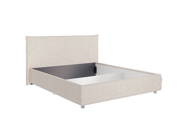 Каркас кровати Квест 160х200 см KM1.6-17.2081 крем (велюр) - Вид 3