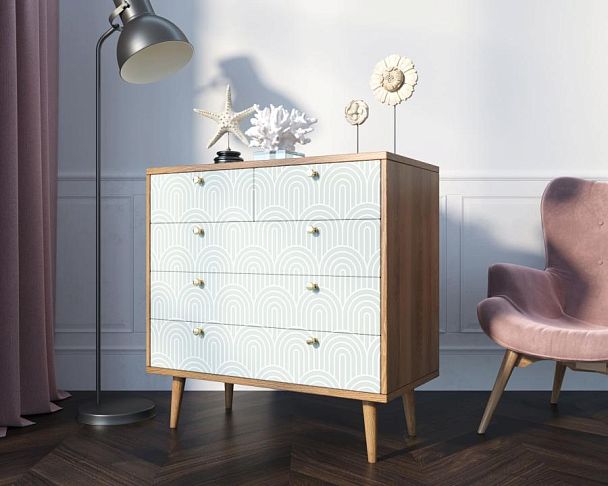 Комод Berber пять ящиков 34 принт арт BB36/Print_34 - Вид 3