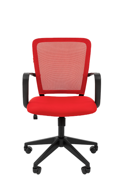 Кресло CHAIRMAN 698, ткань TW/сетчатый акрил, красный - Вид 2