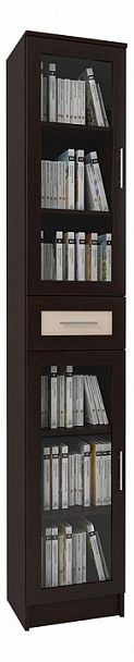 Шкаф книжный Мебелайн-18 - Вид 1