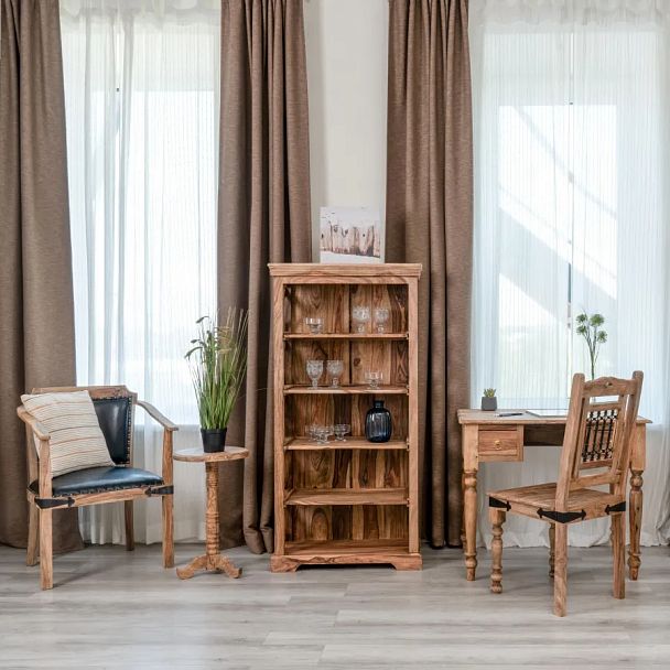 Шкафы для книг (набор 3 шт.) Бомбей-0761A, палисандр, Natural tinted (натуральный тонированный) - Вид 26