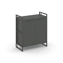 Rift Шкаф 2 ниши широкий RF.SS-21 Антрацит/Металл Антрацит 798*396*924 - Фото предпросмотра