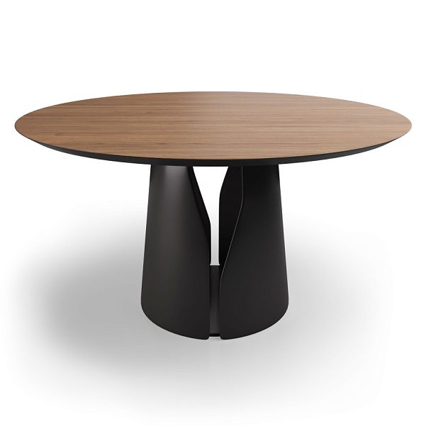 Стол круглый Giano 120, шпон - Вид 1