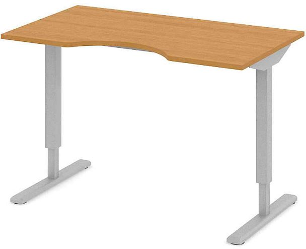 Стол офисный рабочий "Трансформер"  ПК-ТРС-СТЭ140Х80/ЭР-В1-24 ольха - Вид 1