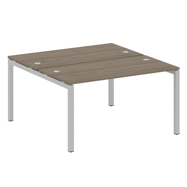 Metal System Quattro Р. ст. на П-образном м/к 50БП.РАС-СП-2.3 Вяз/Серый металл 1400*1475*750 - Вид 1