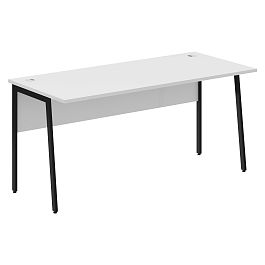 Стол прямой СП-4P Белый/Черный 1600х720х755 IMAGO PLUS - Фото предпросмотра