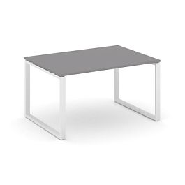 Стайл Проджект Стол переговорный SN-6O.SPRG-002.3 Серый Пепел/Металл Белый 1180*980*750 - Фото предпросмотра