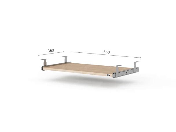 UNITY PПК-03 Дуб Сонома Полка под клавиатуру 550х350 - Вид 2