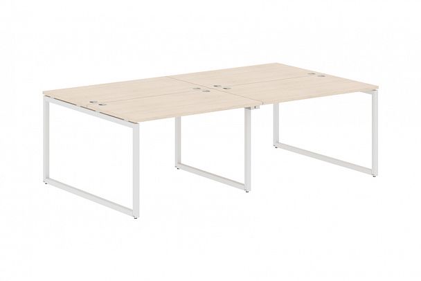 Стол "XTen-Q" XQWST 2414 бук тиара/белый - Вид 1
