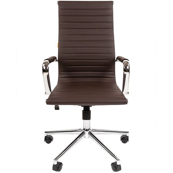 Кресло CHAIRMAN 755, экокожа, коричневый - Вид 3