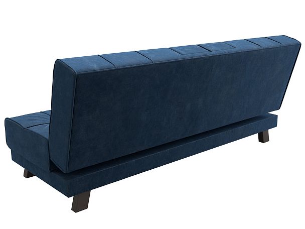 Диван прямой Винсент Велюр синий - Вид 8