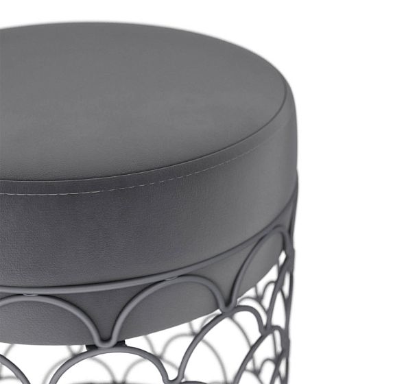 Пуф SHT-B13 угольно-серый/графит муар - Вид 3