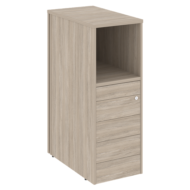 Onix Тумба 5 ящиков TIP-ON завершающая, левая O.R-TV-5 TIP (L) Дуб аттик 436*767*1185 - Вид 1