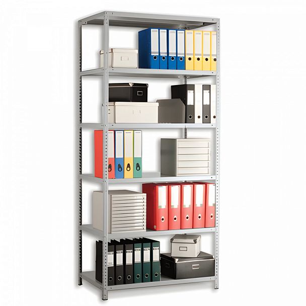 Стеллаж металлический ПРАКТИК "MS", 2000х1000х300 мм, 6 полок, MS200/100х30/6 - Вид 1