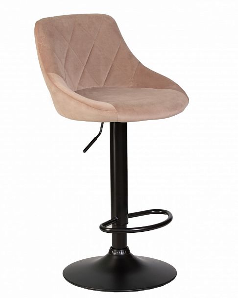 Стул барный DOBRIN LOGAN BLACK (мокко велюр (MJ9-9)) - Вид 5