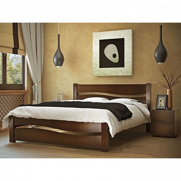 Кровать "Лотос 180" береза - Вид 2