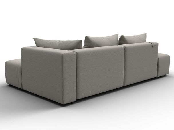 Диван угловой Лига-103 НПБ угол правый Рогожка бежевый - Вид 5