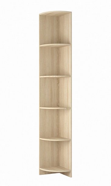 Угловое завершение Колибри (2000х300х300) дуб сонома - Вид 1