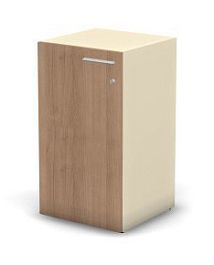 RAC045 ACCORD Шкаф низкий, с замком левый 451х448х814 Акация Шеффилд/Кашемир - Фото предпросмотра