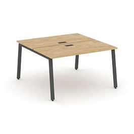 Стайл Проджект Рабочая станция 2-х сторон. SN-6A.DRS-021 Тиквуд Светлый/Металл Антрацит 980*1632*750 - Фото предпросмотра