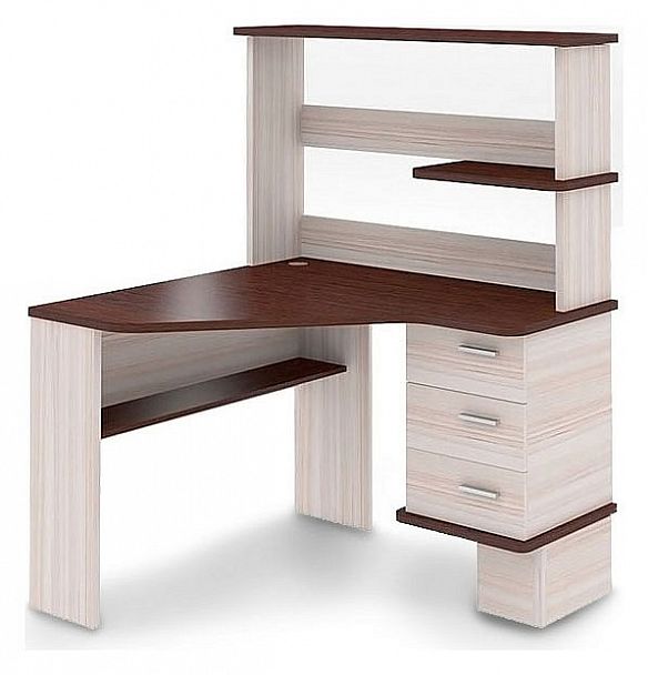 Стол компьютерный Домино СД-45 Венге/Карамель правый - Вид 1