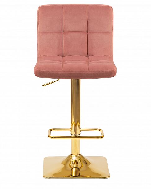Стул барный DOBRIN GOLDIE (пудрово-розовый велюр (MJ9-32)) - Вид 6