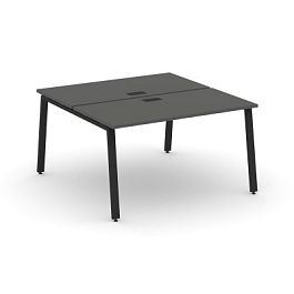 Стайл Проджект Рабочая станция 2-х сторон. SN-6A.DRS-002 Антрацит/Металл Черный 1180*1232*750 - Фото предпросмотра