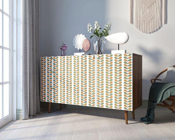 Комод Berber с двумя дверками и ящиками принт 23 арт BB17/Print_23 - Вид 3