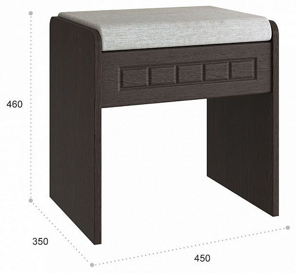 Банкетка Монблан МБ-90К - Вид 2